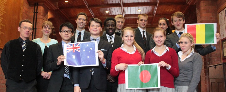 Ellesmere College’s MUN delegation | Dickinson School Consulting
