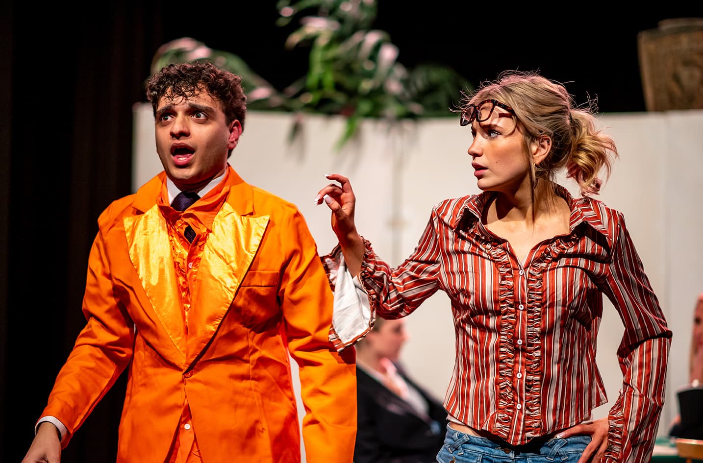 Pupils performing in a musical theatre production at Rugby School
