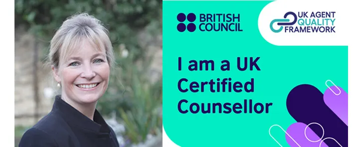 Gina Dickinson certified under the British Council’s Agent Quality Framework