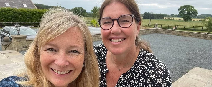 Gina with Debbie from Aysgarth Prep School | Dickinson School Consulting